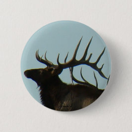 E11 Bull Elk Silhouette Head Shot Knapp