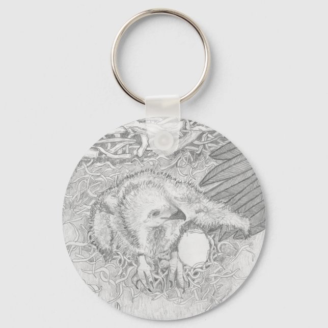 E14 SPRIDA ORD PROTECT WILDLIFE OZZIE VINGE NYCKELRING (Framsida)