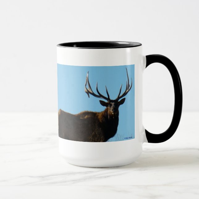 E27 tjurälg mot himlen mugg (Höger)
