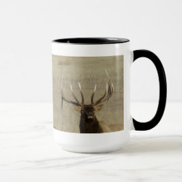 E29 Bull Elk Head Shot Mugg