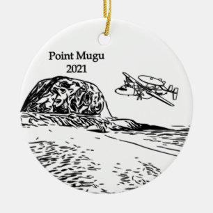 E2 Point Mugu Sten Ornament