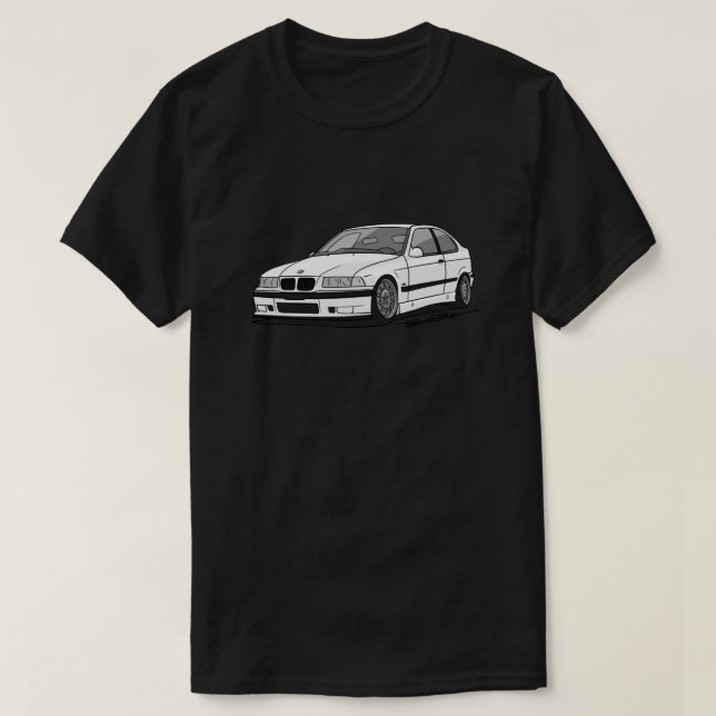 E36 Stance 318ti Compact Classic T-Shirt (Design framsida)