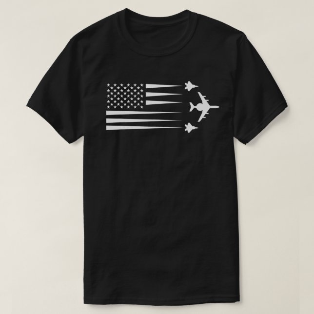 E3 E3 Sentry AWACS jet-stridsskjorta T Shirt (Design framsida)