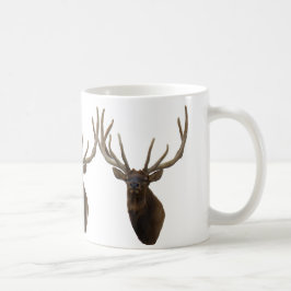 E48 Bull Elk Head i Velvet Kaffemugg