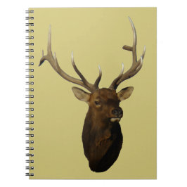 E51 Bull Elk Head Anteckningsbok