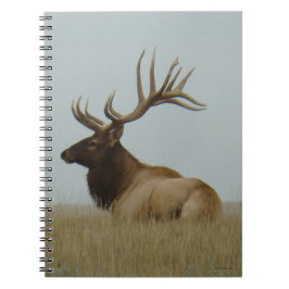 E5a Bull Elk Huge Bull Anteckningsbok
