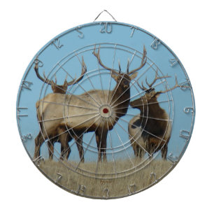 E60 Elk Kronhjort mot himmel Darttavla