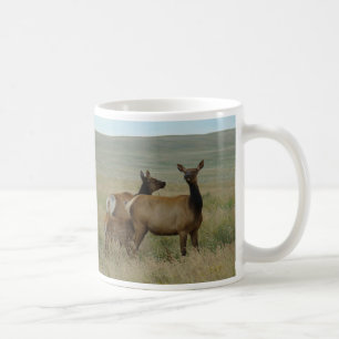 E61 Älgko och kalv Kaffemugg