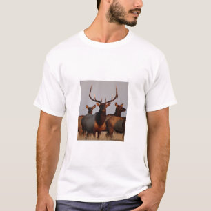 E66 Elkbulle och kor T Shirt