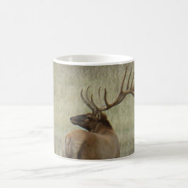 E6 Bull Elk in Velvet Kaffemugg