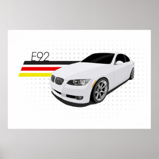 E92 Kupe Poster