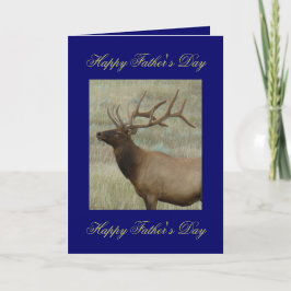 E9 Bull Elk in Velvet Kort