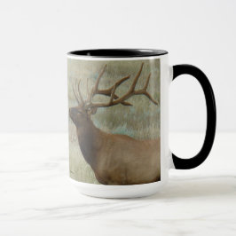 E9 Bull Elk in Velvet Mugg