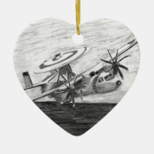 E-2C (Screwtop) Hawkeye, Julgransprydnad Keramik
