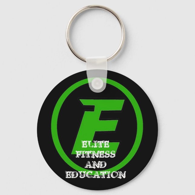 E 33, ELITE FITNESS EDUCATION, ELITE FIT.. NYCKELRING (Framsida)