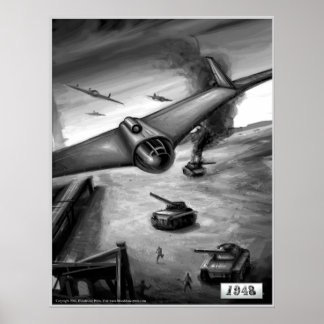 E-555 Bombning Springa Poster