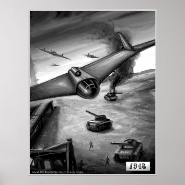 E-555 Bombning Springa Poster (Framsidan)