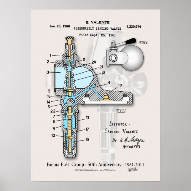 E-61-årsdagen poster 18" x 24" (Framsidan)