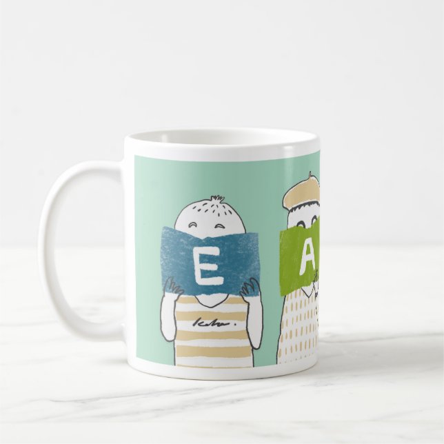 E A C H KAFFEMUGG (Vänster)