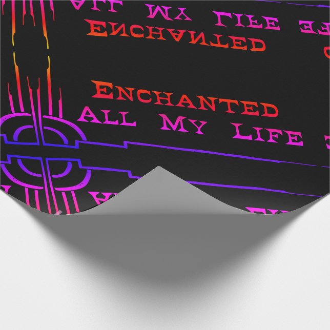 e.a.m.l. WRAPPING PAPER <<sunset>> studio miiri Presentpapper (Hörn)