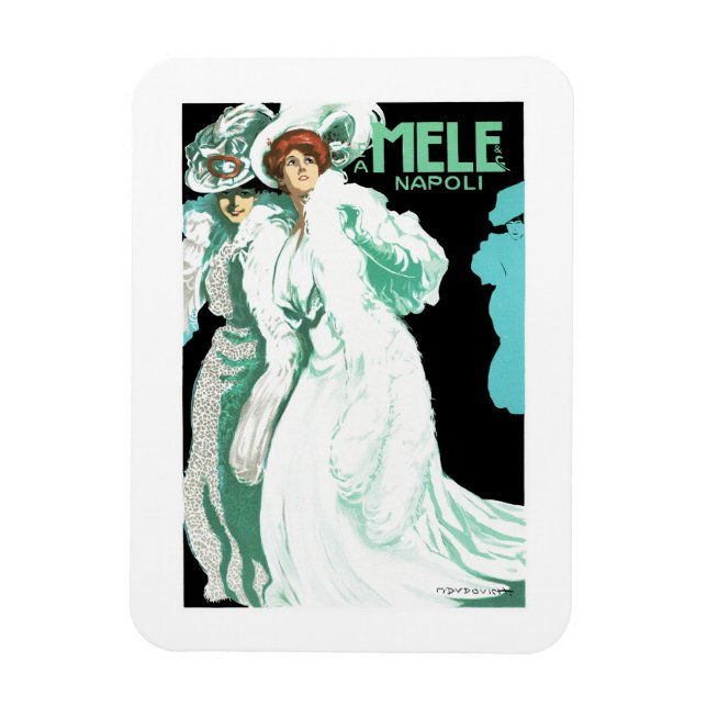 E. A. Mele ~ Women in White Magnet (Vertikal)