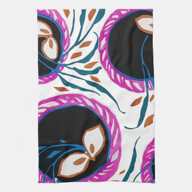  E. A. Séguy Art Nouveau , Botanical Pattern   Kökshandduk (Vertikal)