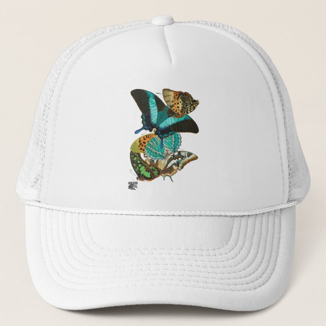 E.A. Séguy Vintage Butterflies Illustration Keps (Framsida)