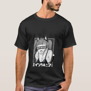 E:\AnhgocUpZZ\Ahegao WV-material lewd neko anim T Shirt