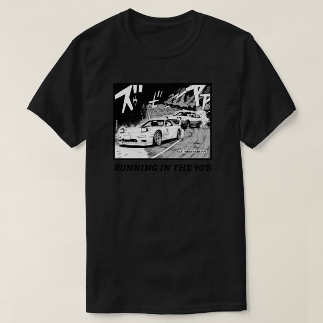 E:\AnhgocUpZZ\Initial D Manga går på 90-talet T Shirt (Design framsida)