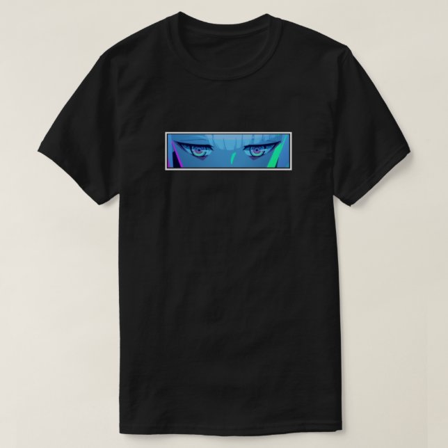E:\AnhgocUpZZ\Lucy öga Cyberpunk Edgerunners 1.pn T Shirt (Design framsida)