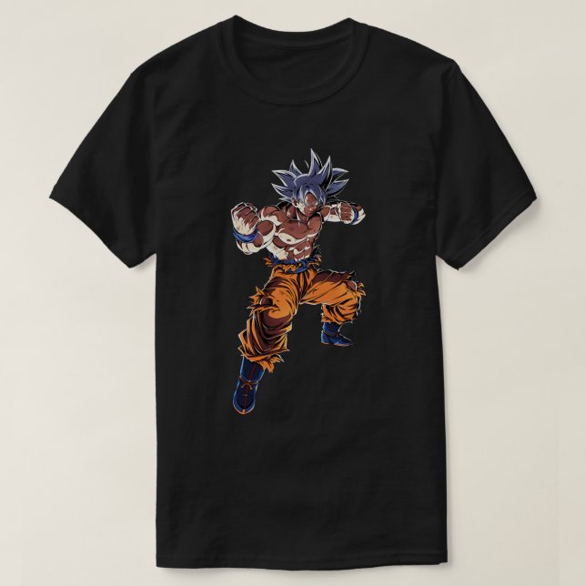 E:\AnhgocUpZZ\SonGoku ultrainstinkt kämpande T Shirt (Design framsida)