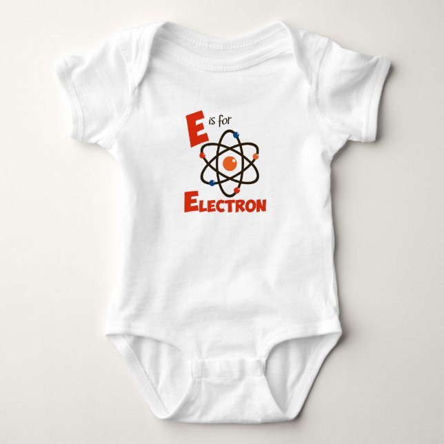 E är för atom- vetenskap för elektron, & fysiken tee (Framsida)