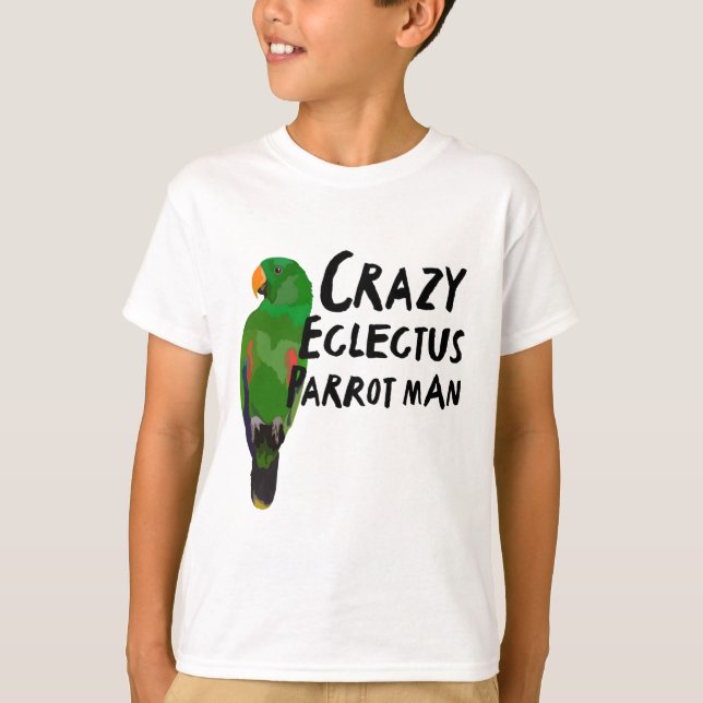 E är för Eclectus Parrot T Shirt (Framsida)