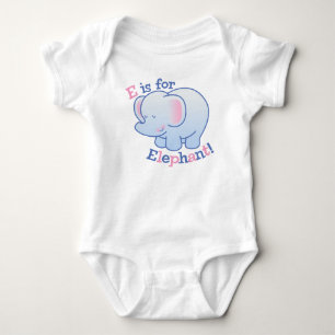 E är för elefantbabyBodysuit Tröja