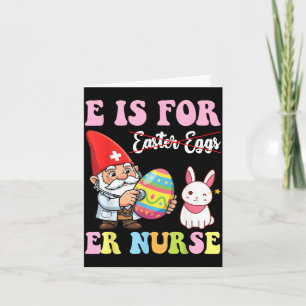 E Är För Er Sjuksköterska Påsk Tomte Rolig Medicin Kort