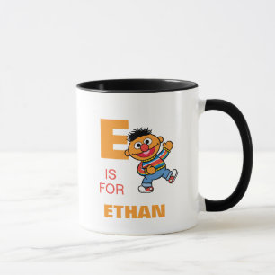 E är för Ernie   Lägg till ditt namn Mugg