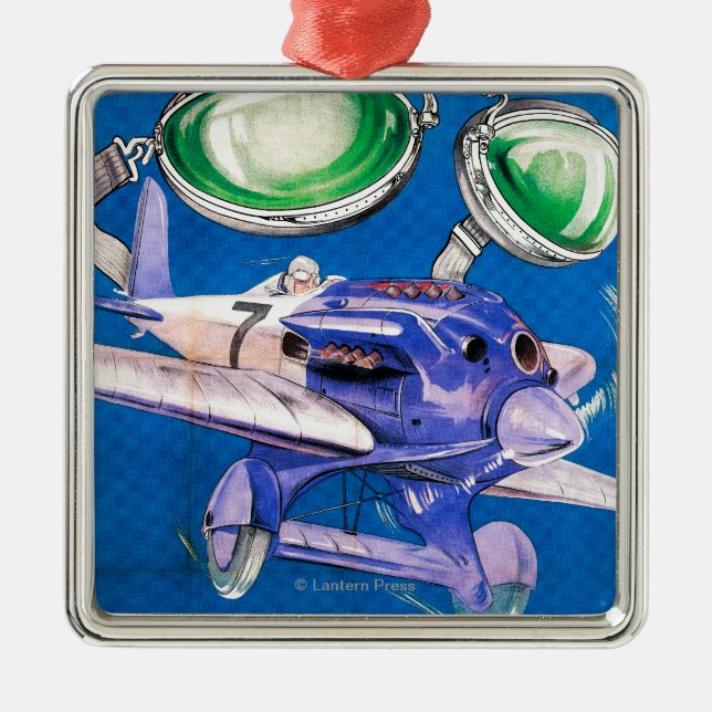 E.B. Annonsering för Meyrowitz flygGoggles Julgransprydnad Metall (Framsidan)