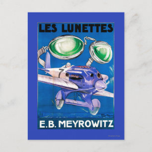 E.B. Meyrowitz Flies Goggles Advertisement Vykort