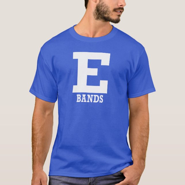 E-Bands Manar Blue-Kortärmad T Shirt (Framsida)
