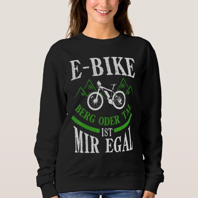 E Bike Bicycle E Bike Electric Bicycle Man som säg T Shirt (Framsida)