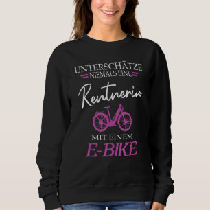 E Bike Bicycle Grandma Cyclist Mountain Bike Pensi T Shirt