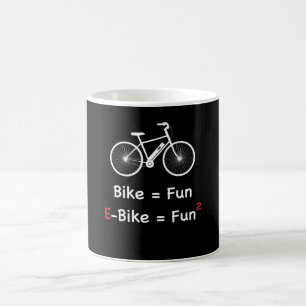 E-Bike Bike Roligt Bicycle Pedelec Electric Kaffemugg