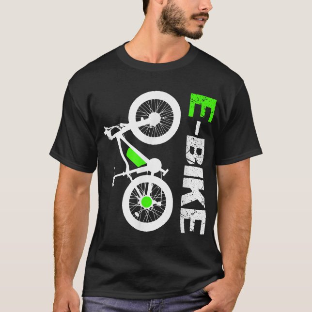 E-Bike - Coola Electrical Bicycle Gift T Shirt (Framsida)