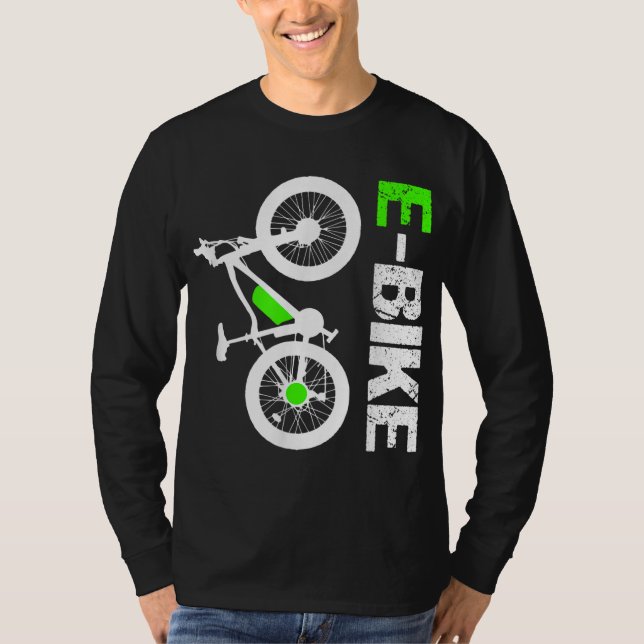 E-Bike - Coola Electrical Bicycle Gift T Shirt (Framsida)