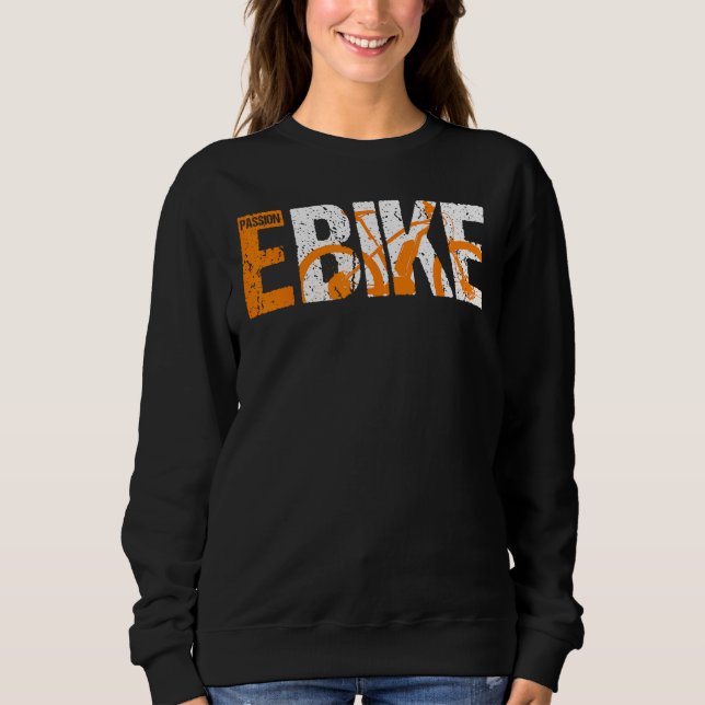 E-Bike Electric Bicycle Pedelec Gift T Shirt (Framsida)