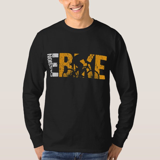 E-Bike Electric Bicycle Pedelec Gift T Shirt (Framsida)