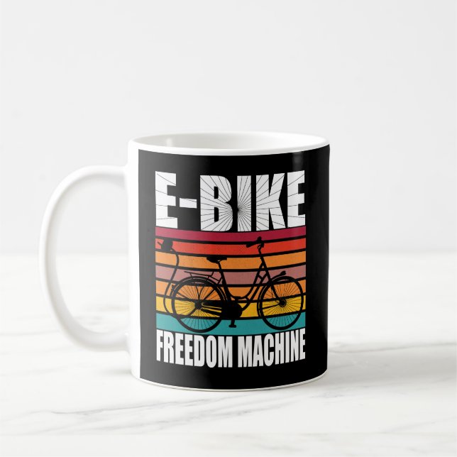 E-Bike Freedom Machine Kaffemugg (Vänster)
