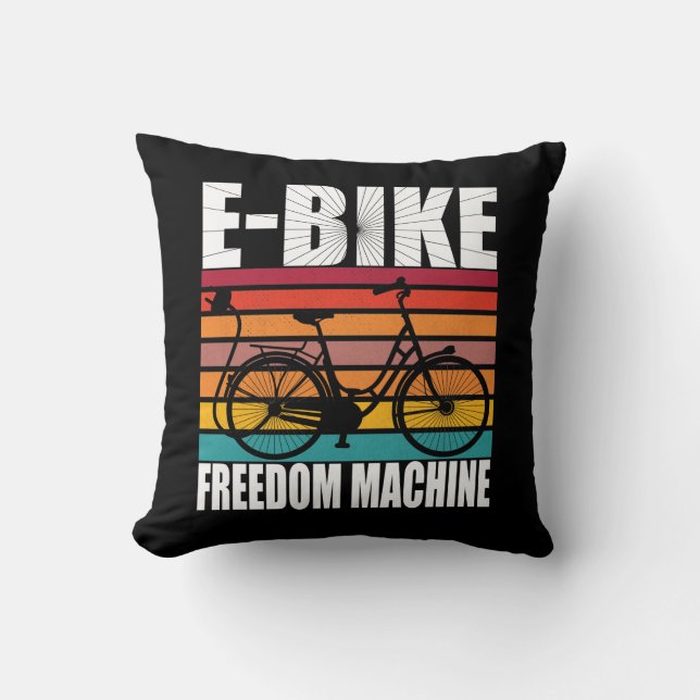 E-Bike Freedom Machine Kudde (Framsida)