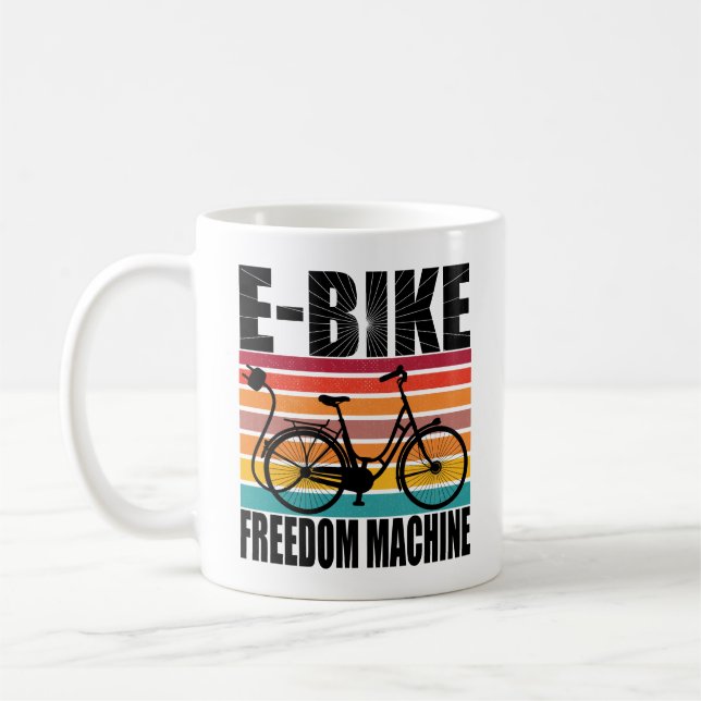 E-Bike Freedom Maskin Kaffemugg (Vänster)