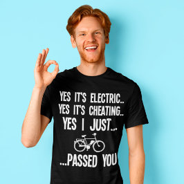 E-Bike Funny Electrical Cycling for Bicycle Electr T Shirt